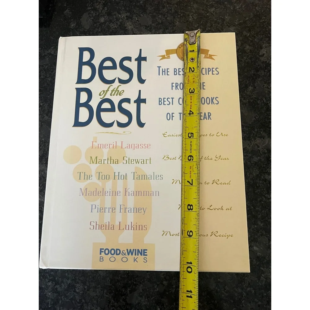 Best of the Best Cookbook Food & Wine Emeril Lagasse Martha Stewart VTG‎ 1998